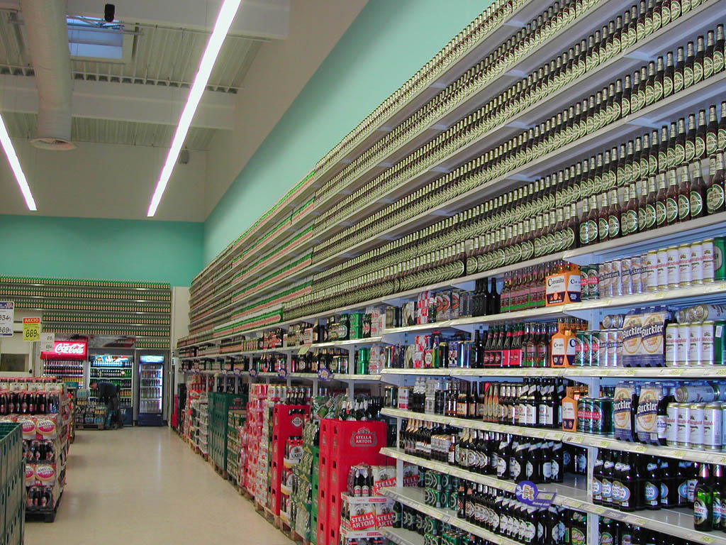 Debrecen - Inside Tesco - Beer Bottles